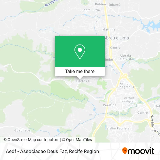 Aedf - Associacao Deus Faz map
