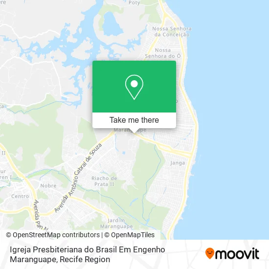 Igreja Presbiteriana do Brasil Em Engenho Maranguape map