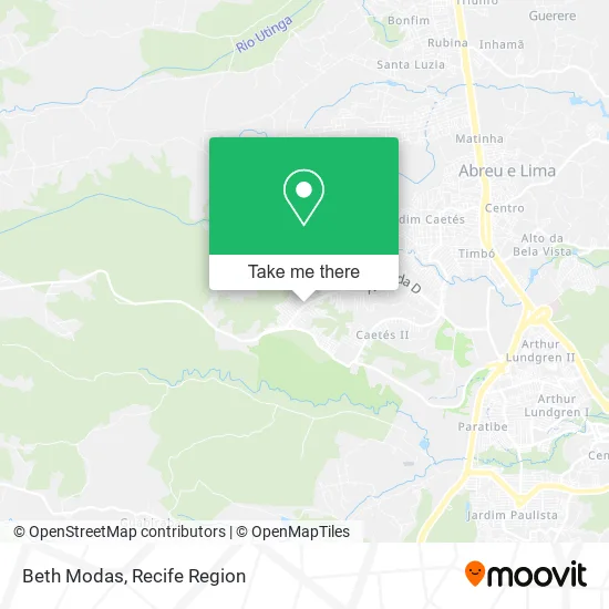 Beth Modas map