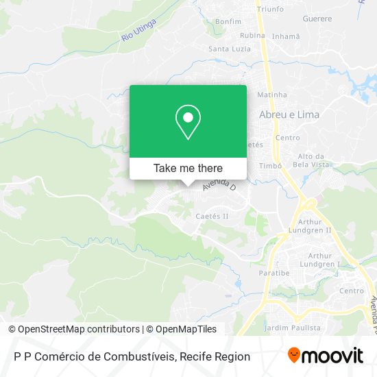 P P Comércio de Combustíveis map