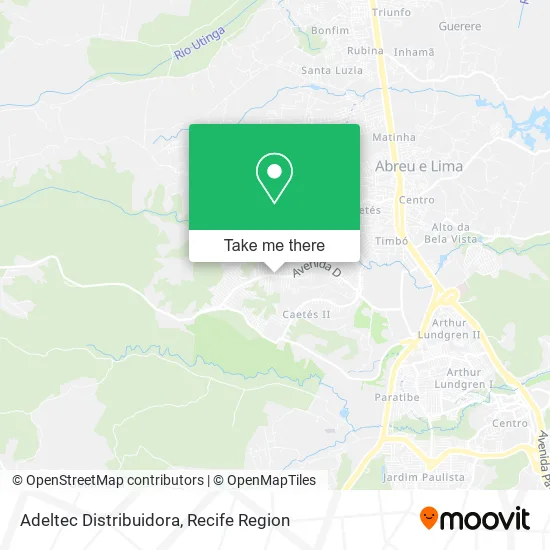 Adeltec Distribuidora map