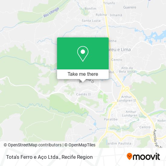 Tota's Ferro e Aço Ltda. map