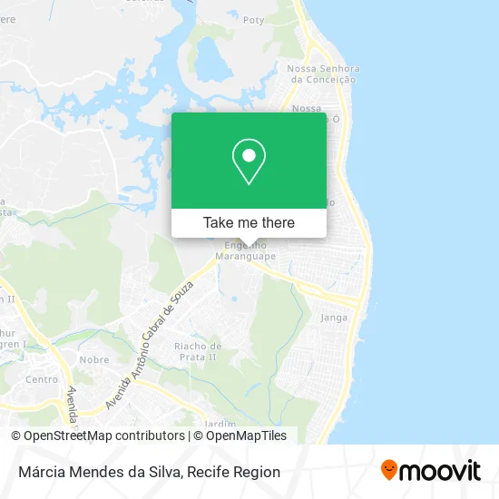 Márcia Mendes da Silva map