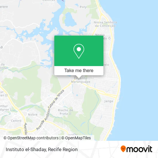 Instituto el-Shaday map