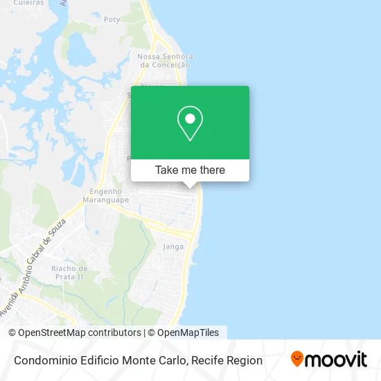 Condominio Edificio Monte Carlo map