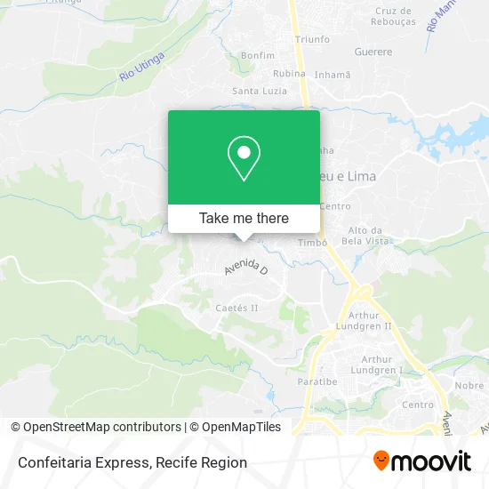 Confeitaria Express map