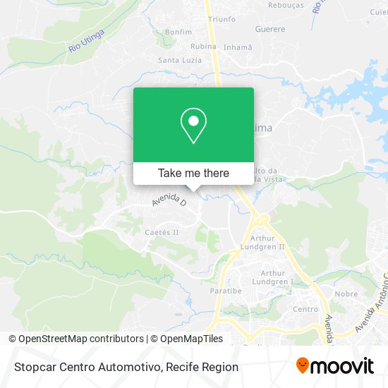 Mapa Stopcar Centro Automotivo