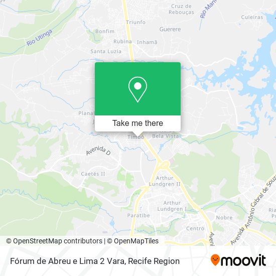 Fórum de Abreu e Lima 2 Vara map