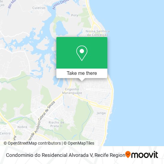 Condominio do Residencial Alvorada V map