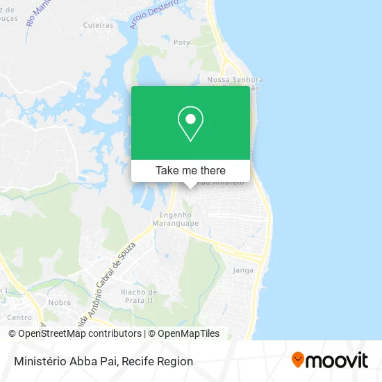 Ministério Abba Pai map