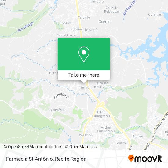 Farmacia St Antônio map