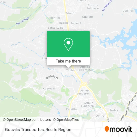 Goavilis Transportes map