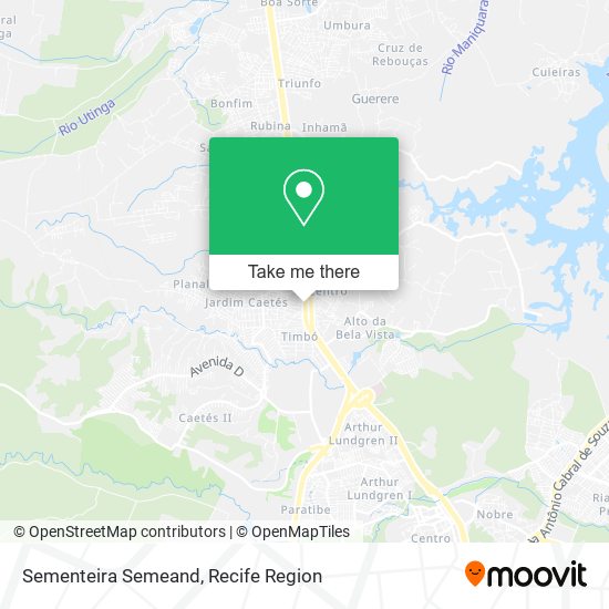 Sementeira Semeand map