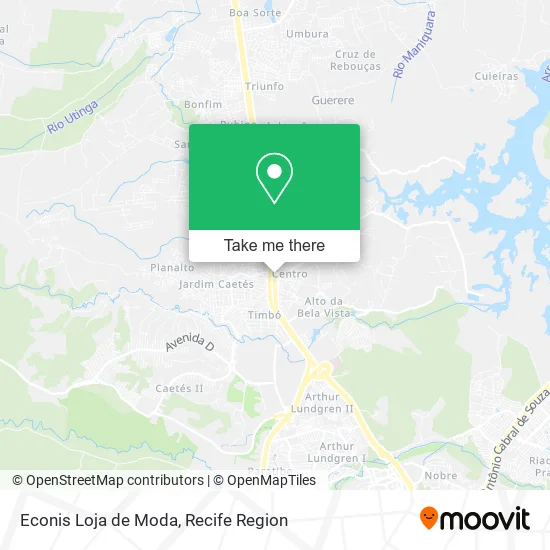 Econis Loja de Moda map