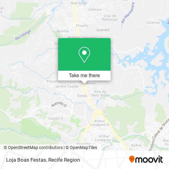 Loja Boas Festas map