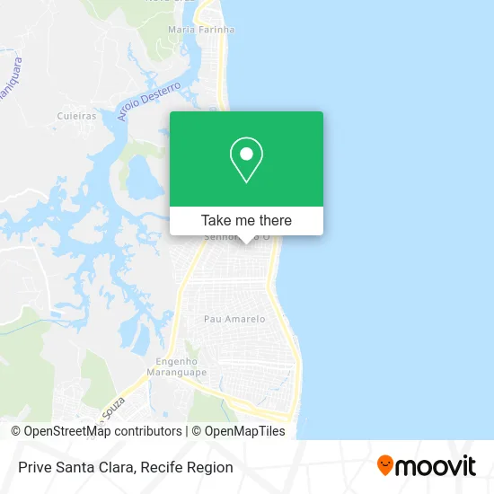 Prive Santa Clara map