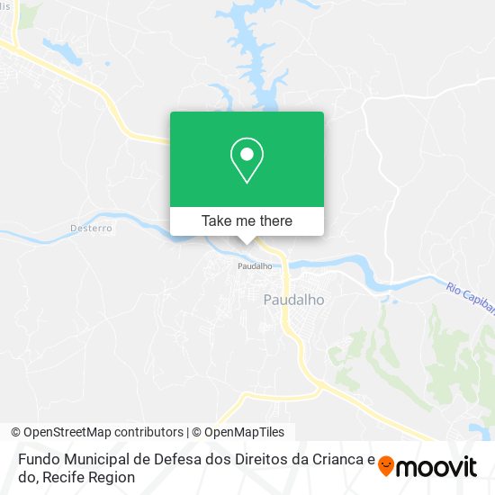 Fundo Municipal de Defesa dos Direitos da Crianca e do map