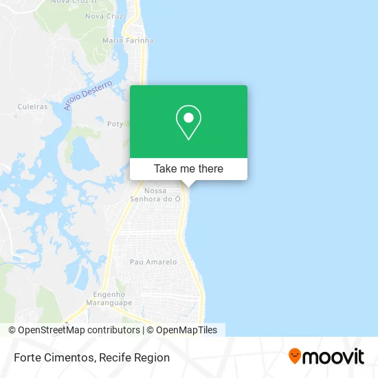 Forte Cimentos map