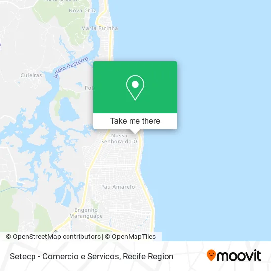 Setecp - Comercio e Servicos map
