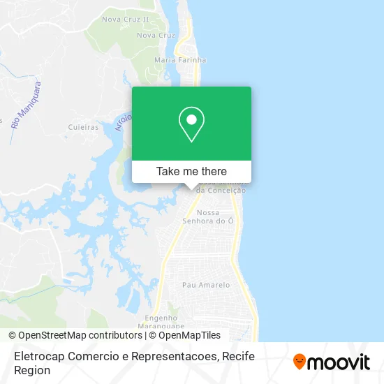 Eletrocap Comercio e Representacoes map