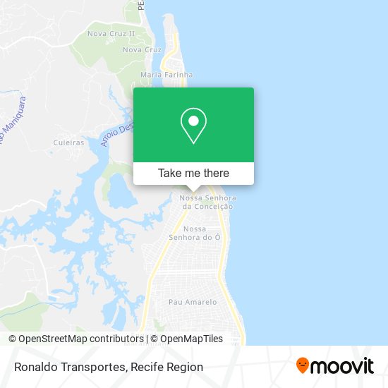 Ronaldo Transportes map