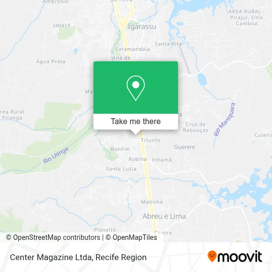 Center Magazine Ltda map