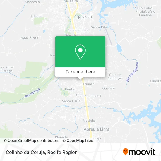 Colinho da Coruja map