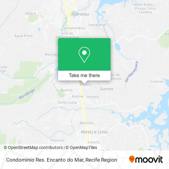 Condominio Res. Encanto do Mar map