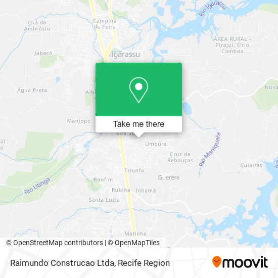 Raimundo Construcao Ltda map