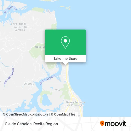 Cleide Cabelos map