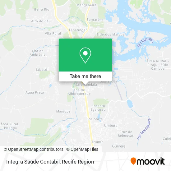 Integra Saúde Contábil map