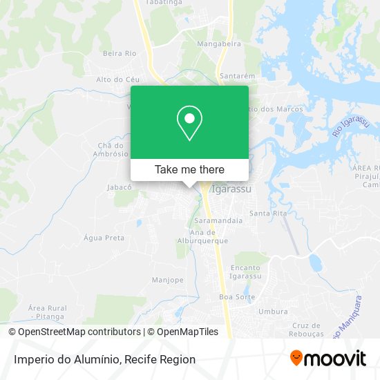 Imperio do Alumínio map