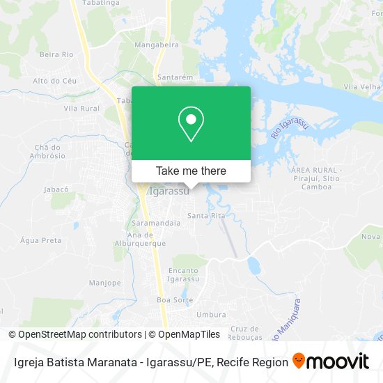 Igreja Batista Maranata - Igarassu / PE map