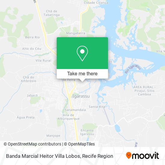 Banda Marcial Heitor Villa Lobos map