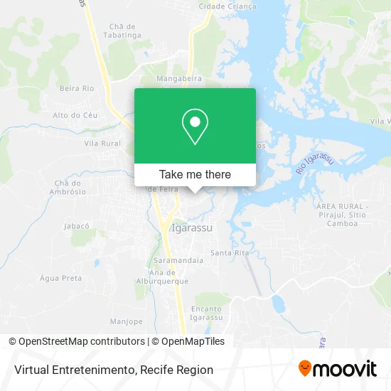 Virtual Entretenimento map