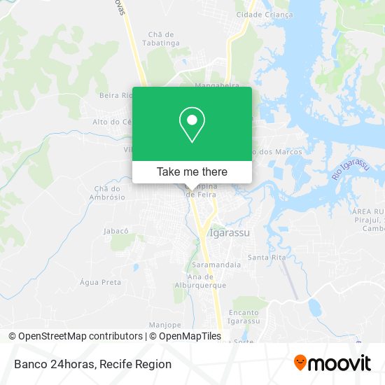 Banco 24horas map