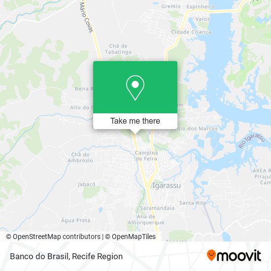 Banco do Brasil map