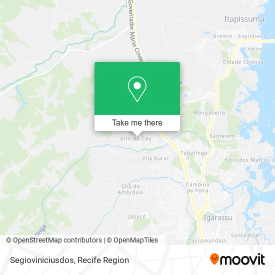 Segioviniciusdos map
