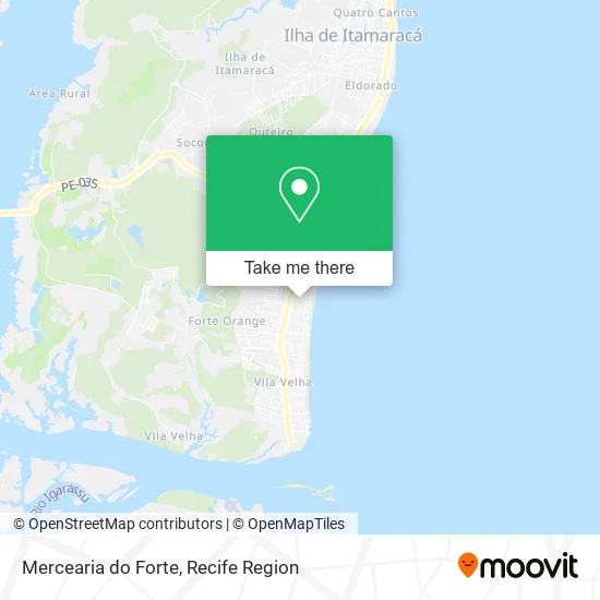 Mercearia do Forte map