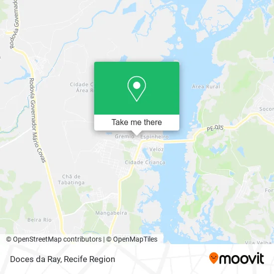 Doces da Ray map