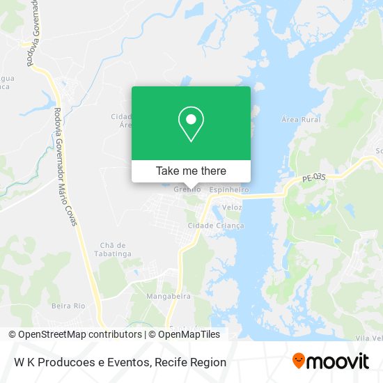 W K Producoes e Eventos map