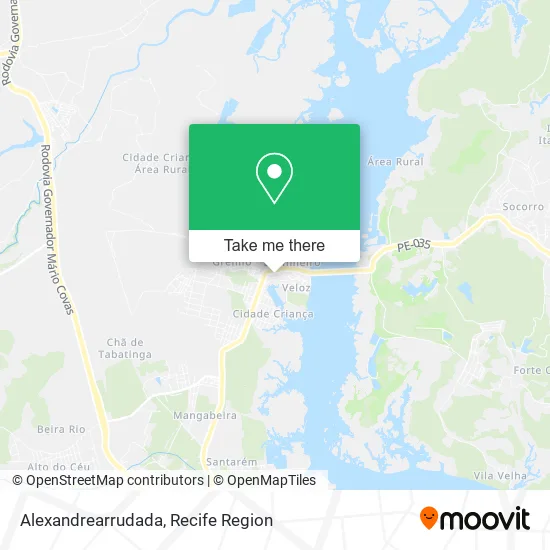 Alexandrearrudada map