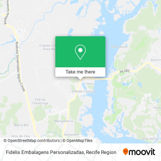 Fidélis Embalagens Personalizadas map