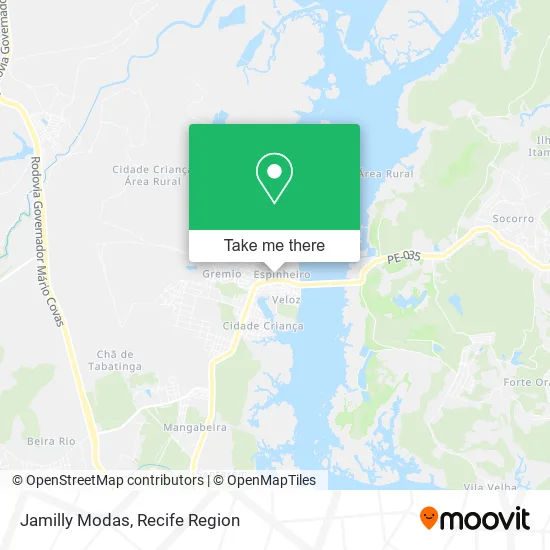 Jamilly Modas map