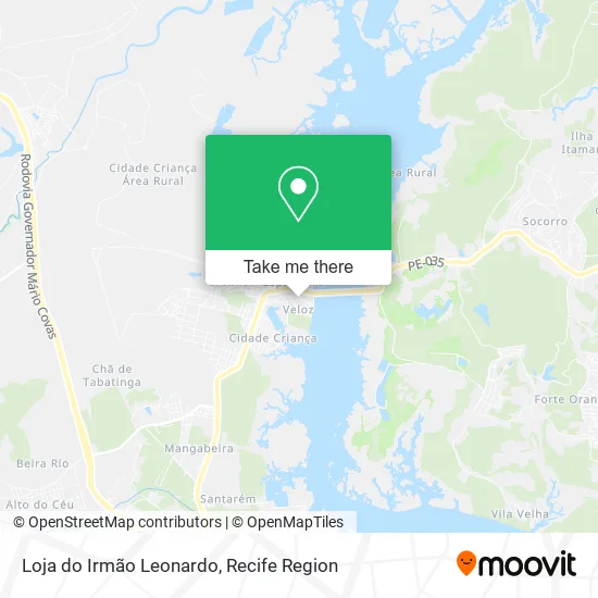 Loja do Irmão Leonardo map