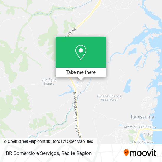 BR Comercio e Serviços map