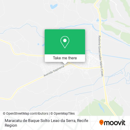 Maracatu de Baque Solto Leao da Serra map