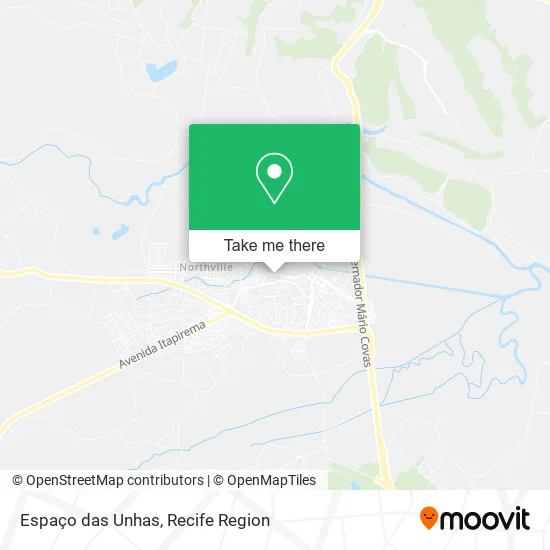 Espaço das Unhas map