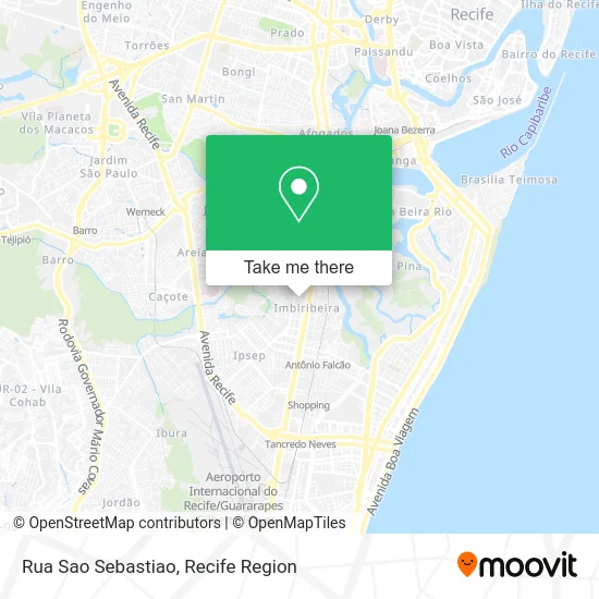 Rua Sao Sebastiao map