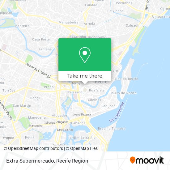 Extra Supermercado map